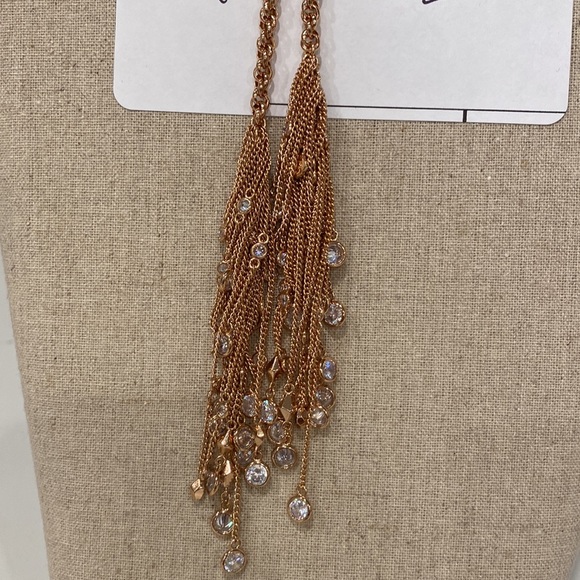 Kendra Scott Sloane Lariat Necklace Rose Gold - Picture 2 of 3